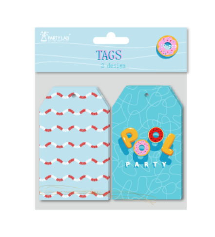 Summer Party Gift Tag Set SP076